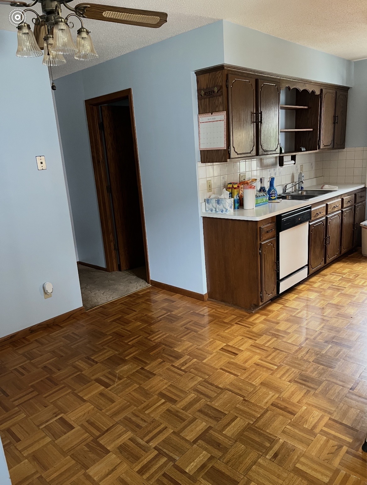 Example of a dated but tidy home sold as-is